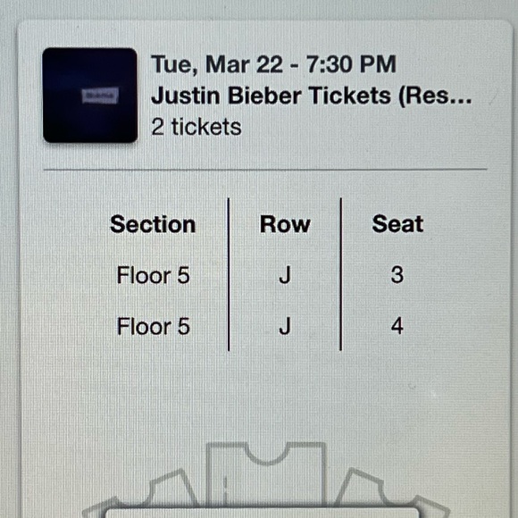 2 Justin Bieber Concert Tickets!!! STATE FARM ARENA - ATLANTA, GA - Picture 2 of 2